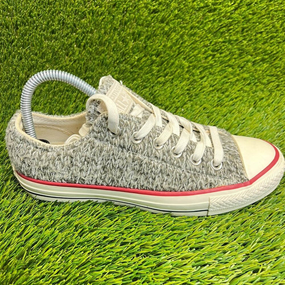 Converse Chuck Taylor All Star OX Womens Size 7 Gray Walking Shoes Sneakers